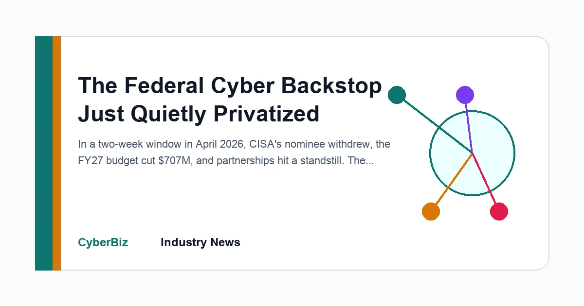 Editorial technical diagram for The Federal Cyber Backstop Just Quietly Privatized